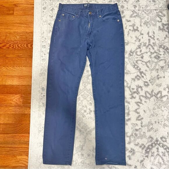 Gap Denim Slim Stretch 5 Pocket Pants in Blue Galaxy Size 30x30 - Picture 1 of 8